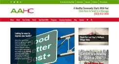 Desktop Screenshot of aahc-portland.org